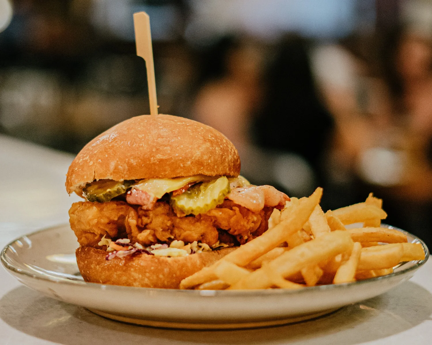 Southern Style Fried Chicken Burger